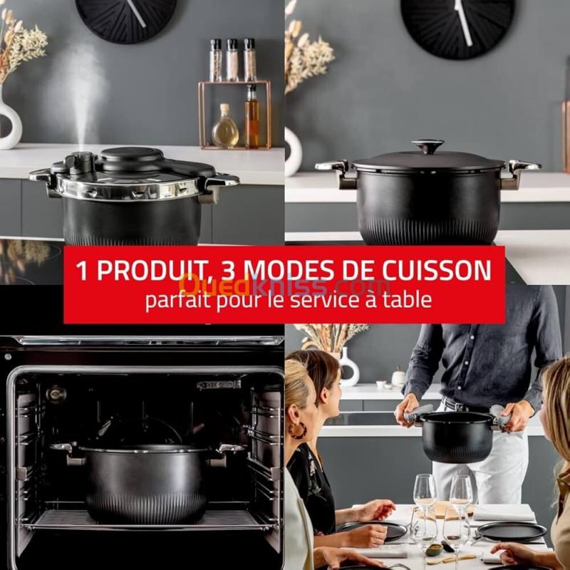  Seb Clipso Tempo 3-in-1 Cocotte-minute- 6l , Faitout, Cocotte a four P4810700 2
