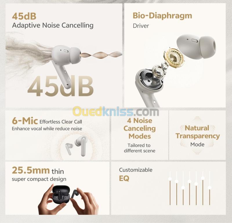 AirPods QCY HT15 6 Mic batterie 25h 3