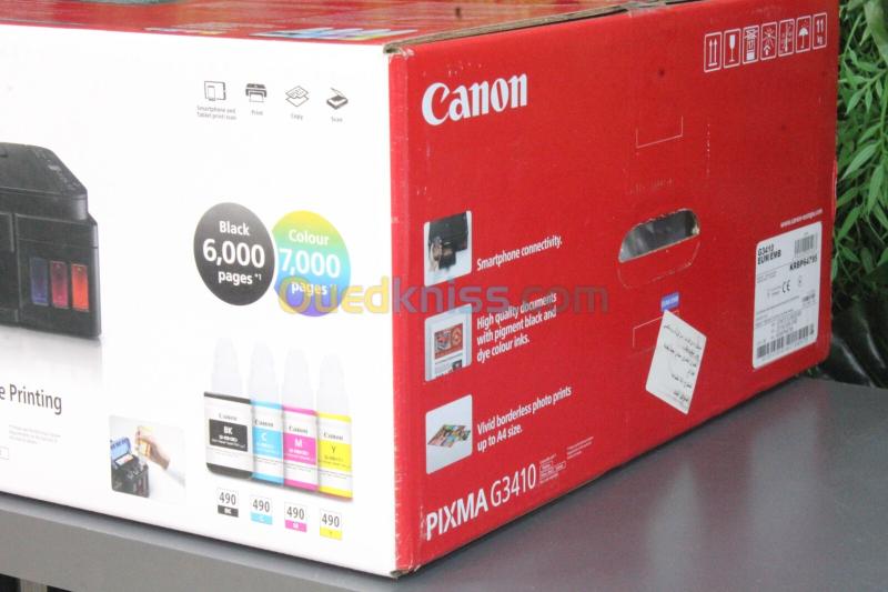 IMPRIMENT MULTIFONCTION CANON PIXMA G 3410 WI-FI DISPONIBLE EN QUANTITE 4