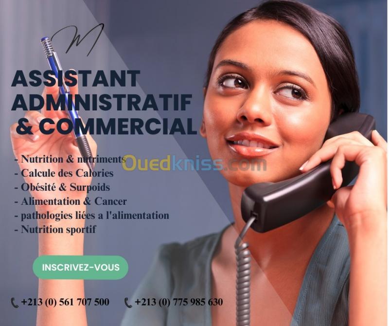  Formation Assistant Administratif, Commercial et Bureautique Offerte