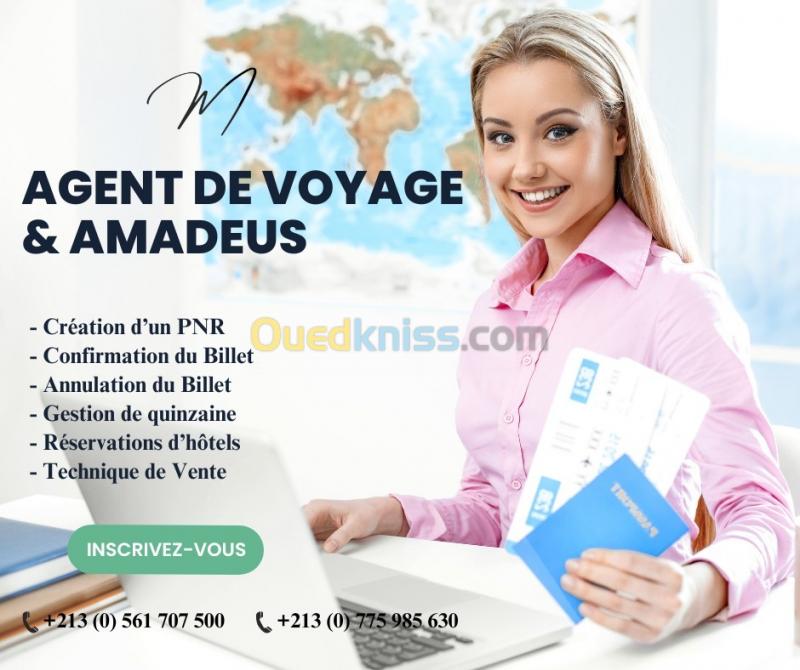  Formation Agent de Voyage & Logiciel AMADEUS