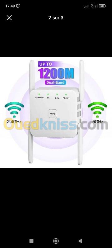  REPETEUR WIFI AC 1200 Mbps