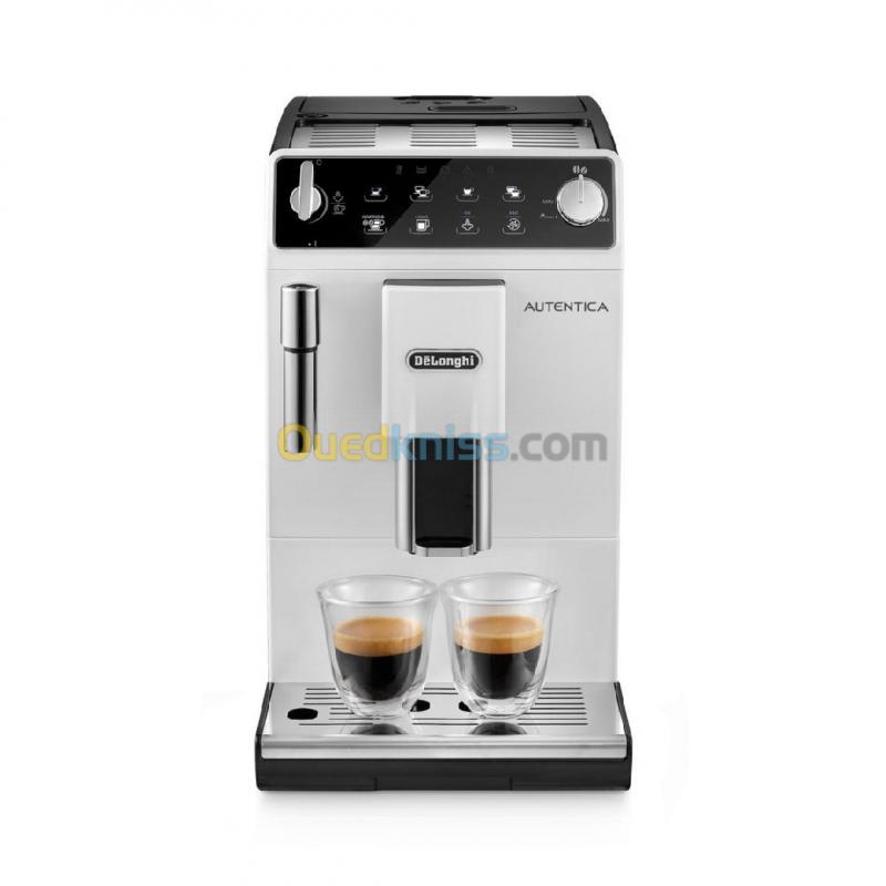  DELONGHI Machine à café expresso avec broyeur Autentica ETAM 29513WB - Blanc