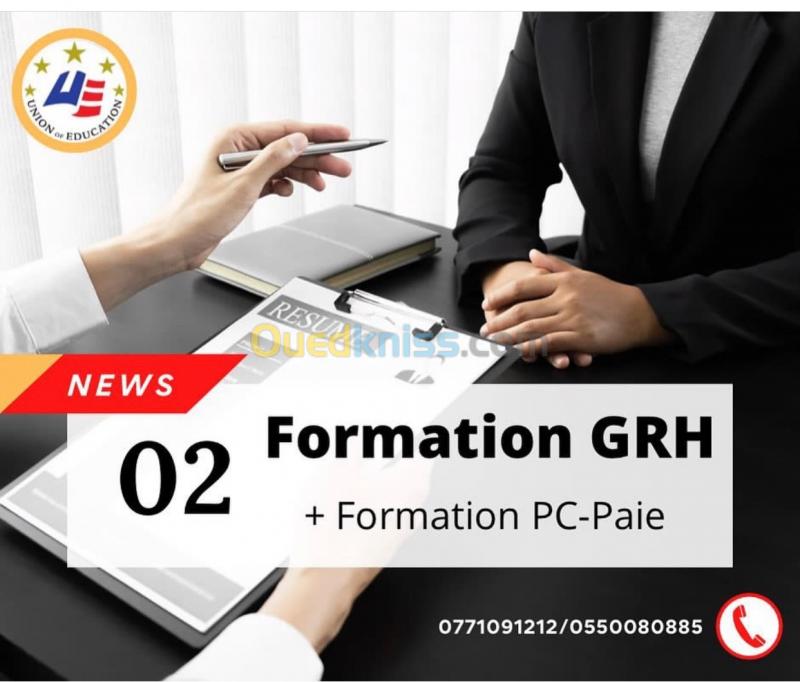  FORMATION GRH + PC PAIE 