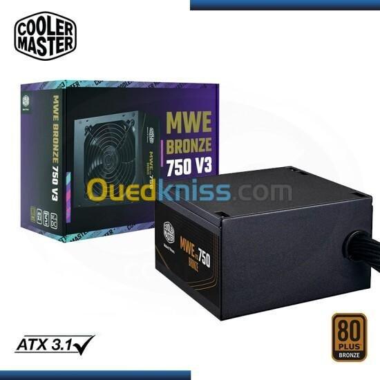 COOLER MASTER MWE BRONZE 750W V3 - ALIMENTATION 80 PLUS BRONZE - 230 V - ATX 3.1 - DC TO DC - NOIR 2