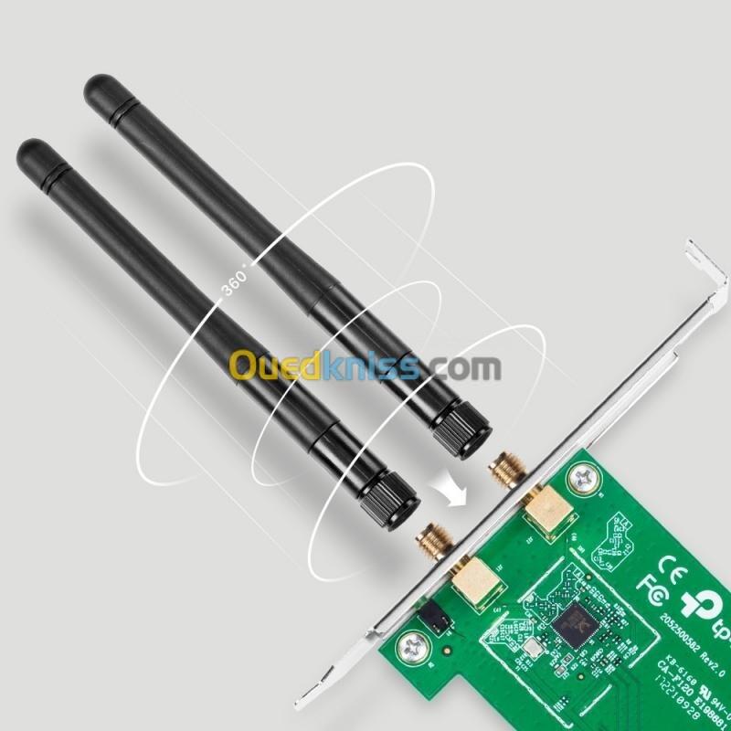 TP-LINK CARTE RÉSEAU TL-WN881ND PCI WI-FI 2 ANTENNE 300MBPS 5