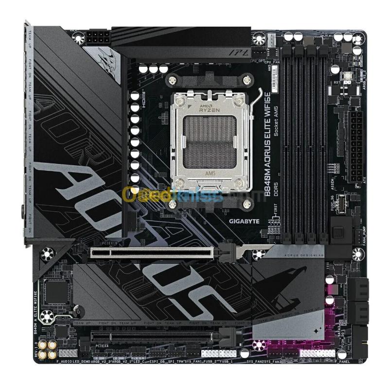 GIGABYTE B840M AORUS ELITE WIFI 6E - CARTE MÈRE MICRO ATX - SOCKET AM5 - 4X DDR5 - M.2 4.0 - BLACK 2