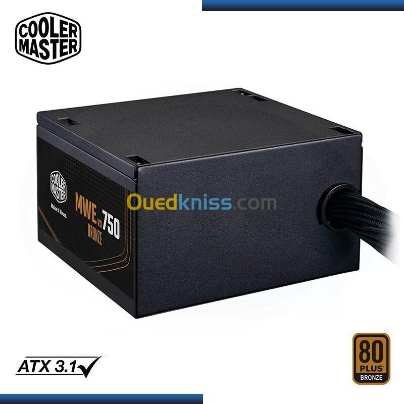 COOLER MASTER MWE BRONZE 750W V3 - ALIMENTATION 80 PLUS BRONZE - 230 V - ATX 3.1 - DC TO DC - NOIR 5