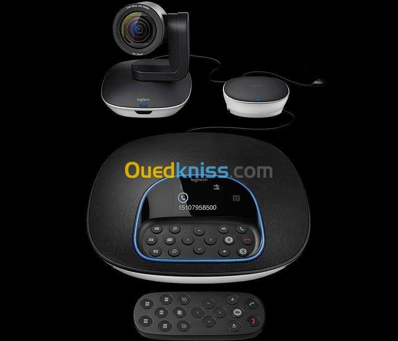 LOGITECH GROUP VIDEOCONFERENCE - FULL HD 1080P - 90 - 10X ZOOM - 4 MIC - 20 PEOPLE - SKYPE BUSSINES - BLACK 4