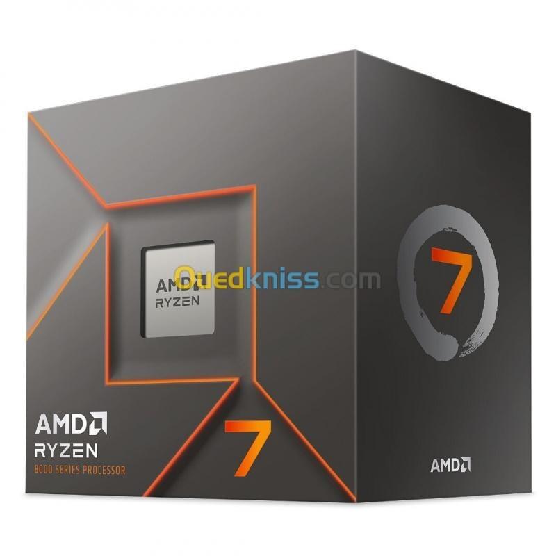 PROCESSEUR AMD RYZEN 7 8700F - SOCKET AM5 - 8 CORE - 16-THREADS - 5200 MHZ - 16MO CACHE - BOX  3