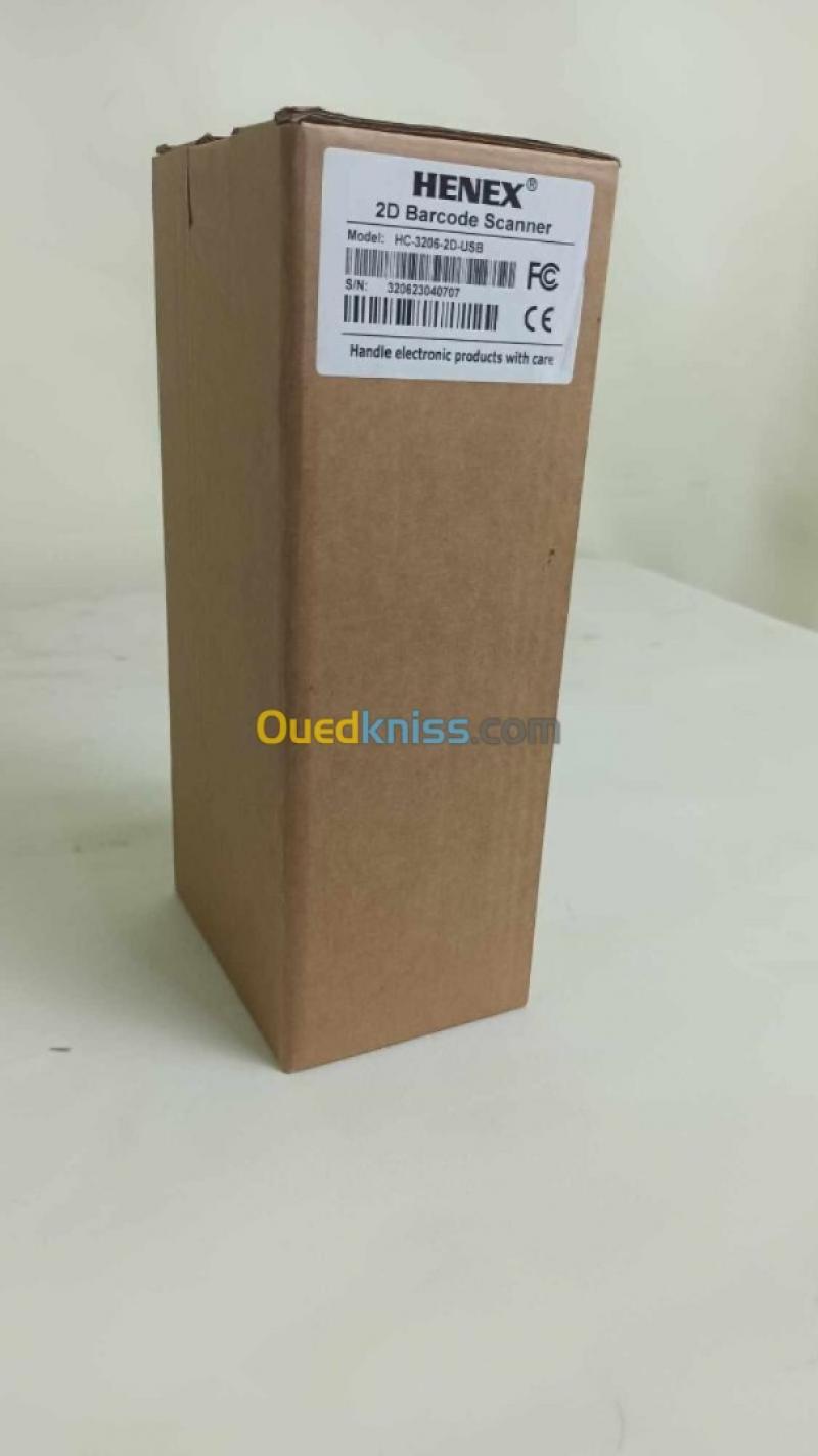 HENEX HC-3206 LECTEUR CODE BARRE - AVEC FIL - NOIR 6