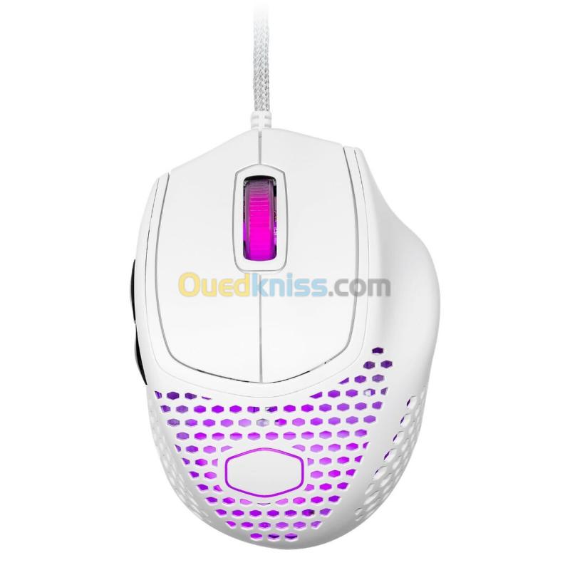 SOURIS GAMING COOLER MASTER MM720 - RGB - 16000 DPI - ULTRA LÉGÈRE - HAUTE PERFORMANCE - BLACK & WHITE 4