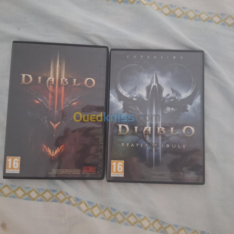 Diablo III + Reaper of Souls PC  Originaux Très bon état
