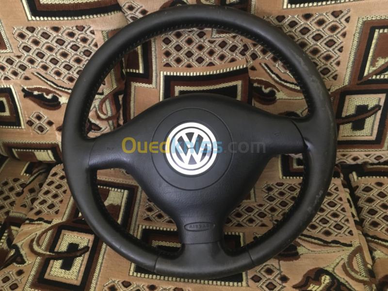  Volant VW Golf 4 cuir + support moteur + papillon + faisceaux antiparasite 