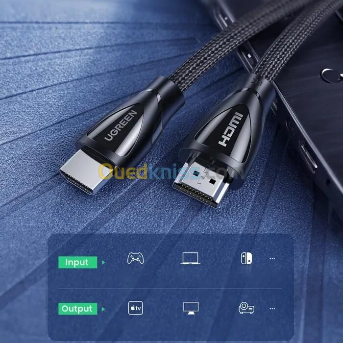 Câble HDMI 2.1 [8K-60Hz/4K-120Hz] UGREEN Original REF: HD140 2