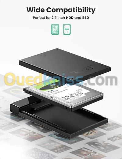 Rack UGREEN 2.5'' USB-C to USB 6Gbs REF: US221 [P/N: 50743] 3