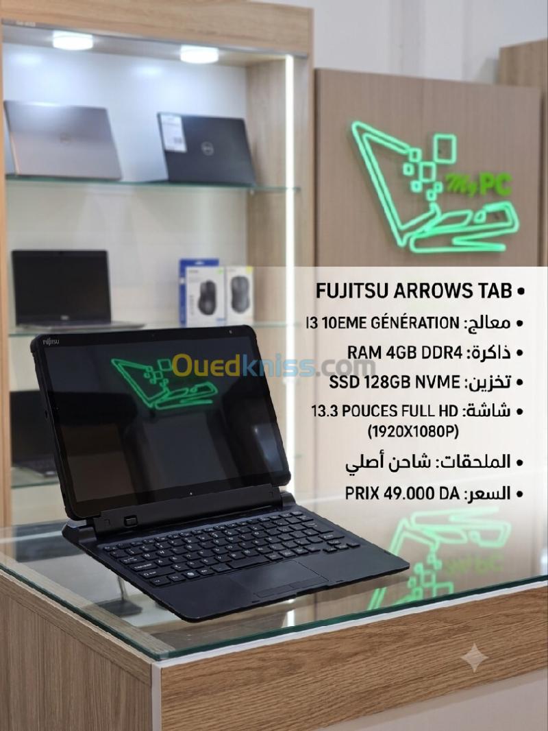 PC TABLET DETACHABLE FUJITSU ARROWS LIMITED EDITION I3 10ÉME GÉN