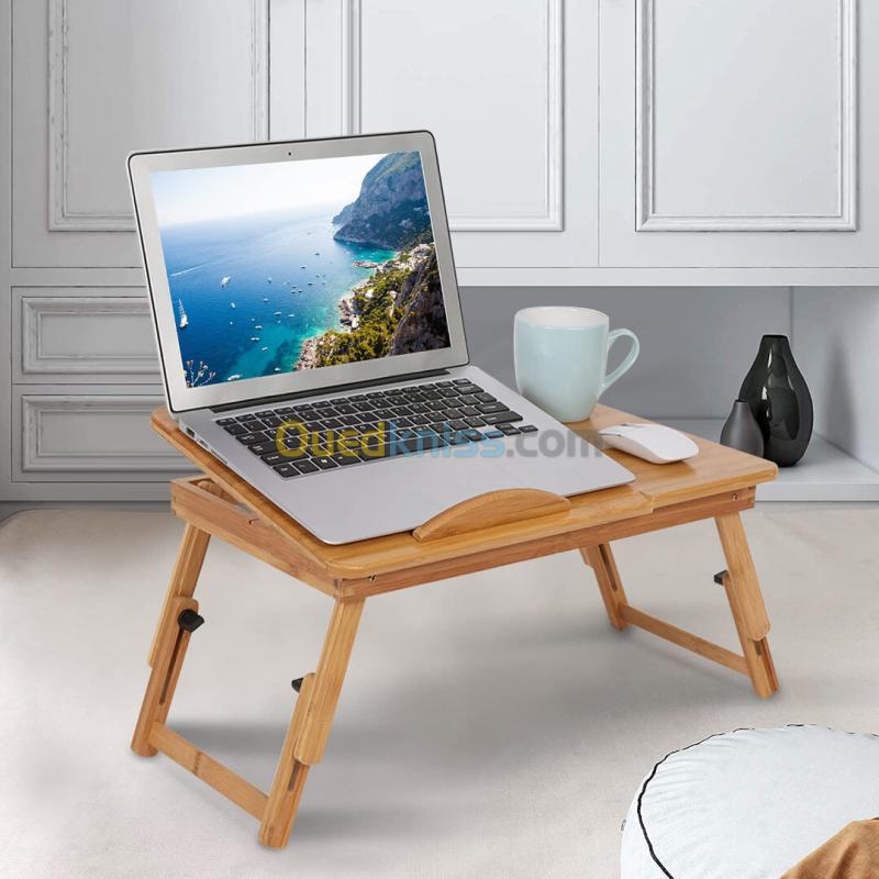 Table en Bamboo pour laptop BM92 AVEC REFROIDISSEUR GRAND MODELE 3