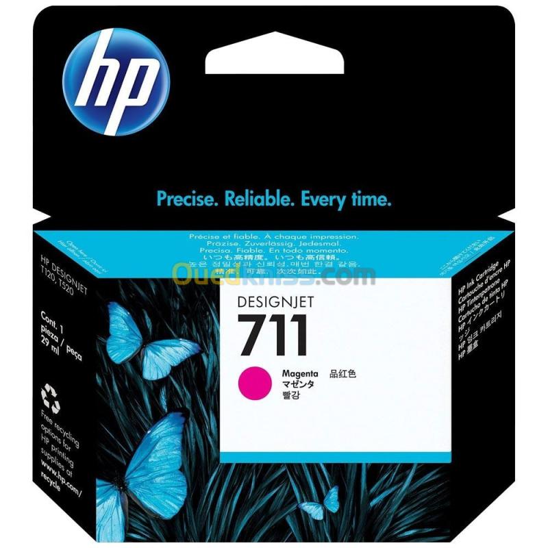 PACK CARTOUCHE HP 711 NOIR + 03 COULEURS ORIGINAL 2