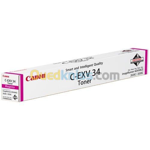 PACK TONER CANON C-EXV34 NOIR + 03 COULEUR ORIGINAL / COMPATIBLE 4