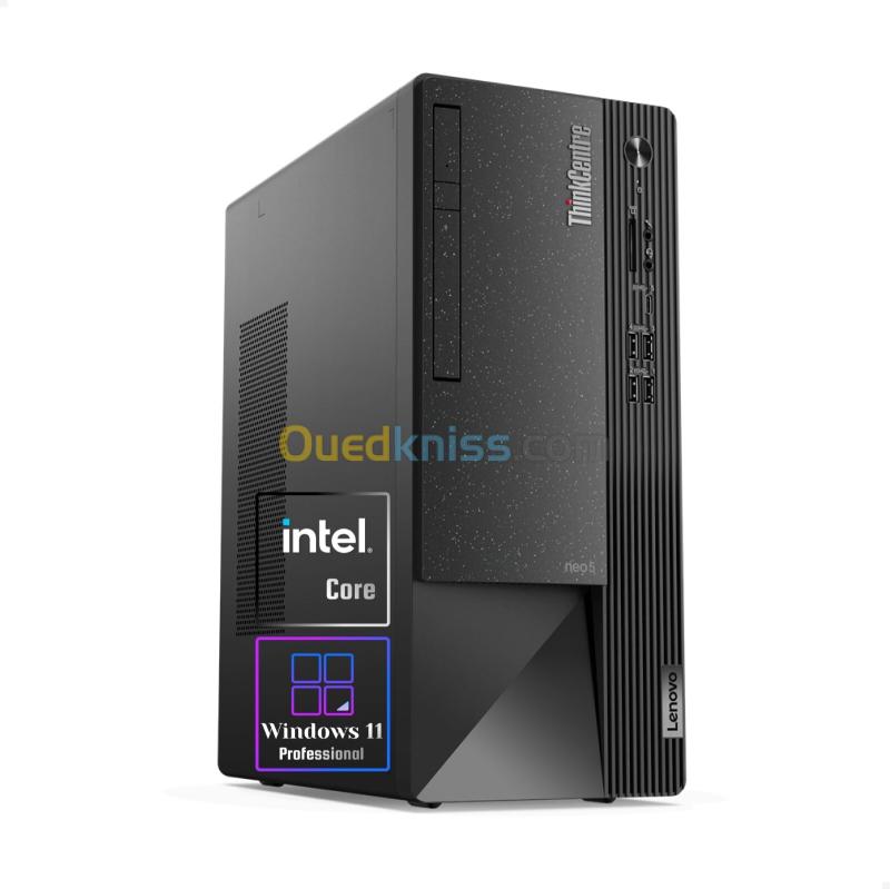 DESKTOP LENOVO THINKCENTRE 50T I3-12100 08GB RAM / SSD 256GB / ECRAN L22-40 POUCES VGA / HDMI 4MS 75HZ 3