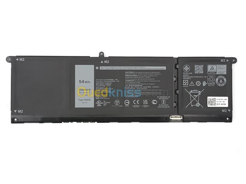 BATTERIE DELL V6W33 G91J0 FOR LATITUDE 3320 - 3420 - 3520 VOSTRO 5410 - 5310 - 5510 - 5515 ORIGINAL  2
