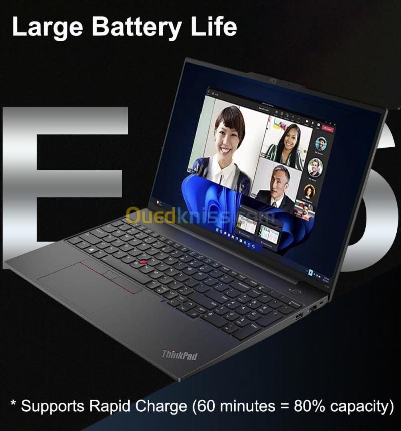 LAPTOP LENOVO THINKPAD E16 GEN2 INTEL CORE ULTRA 7 155U/RAM 16GB/SSD 512GB/ ECRAN 16 FHD+ WIN 11 PRO