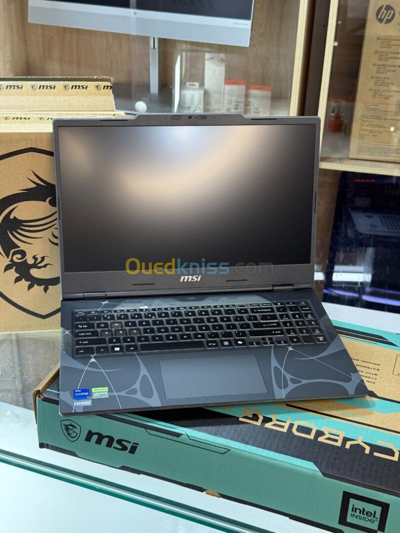 MSI CYBORG 15 B13WFKG I7 13620H 16GO 512GO SSD NVIDIA GEFORCE RTX5060 8GO GDDR7 NEUF SOUS EMBALLAGE