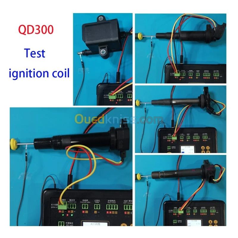 QD300 Détecteur de test de bobine de ville de voiture, injecteur CRIN, électrovanne de ralenti, moteur pas à pas, simulateur d'entraînement de défaut, QD300, nouveau 6