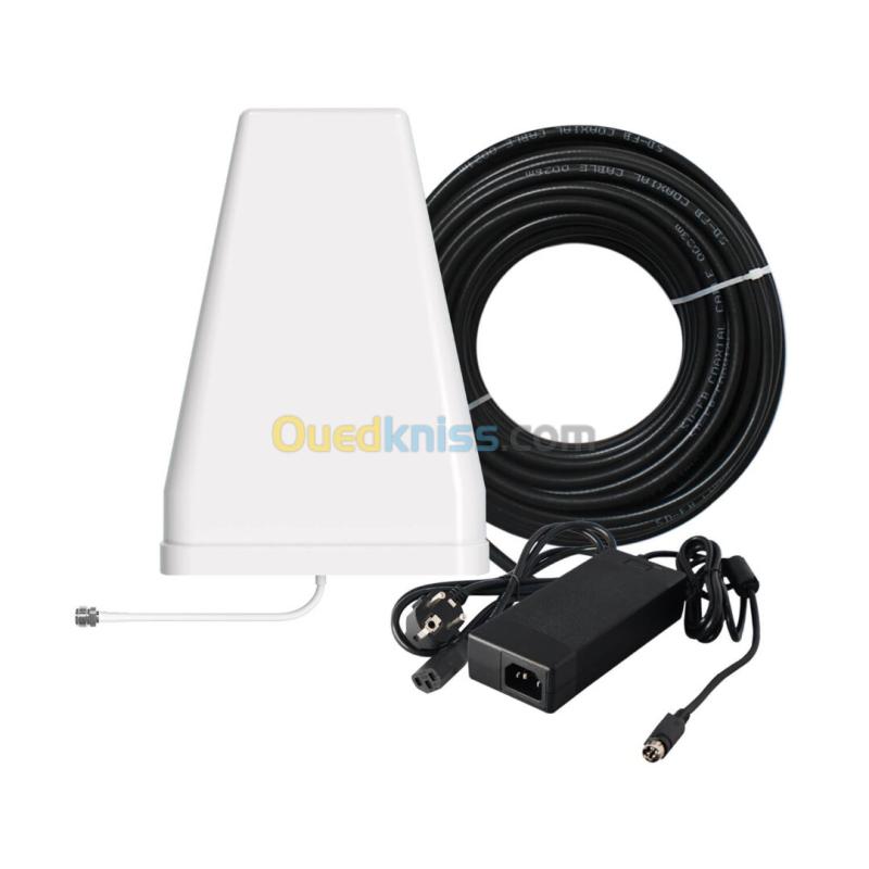 Antenne pour Modem & Routeur Capteur Réseau mobile GSM 3G 4G 5G Répéteur Booster Signal WIFI Extérieur LPDA SureCall Wide Band 75ohm - N Female - USA