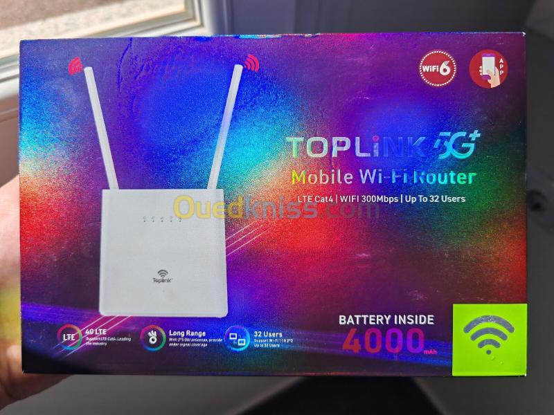 Routeur Wi-Fi mobile 4g toplink