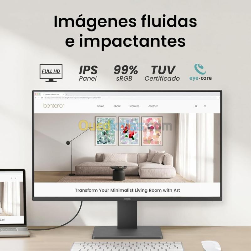 BenQ GW2491 Monitor 24" FHD 100Hz IPS 5