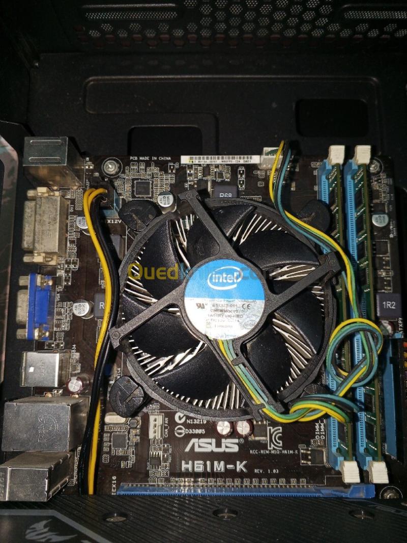 COMBO H61Asus + INTEL CORE i5 3470 + 8gb ram 4*4+Ventilo intel