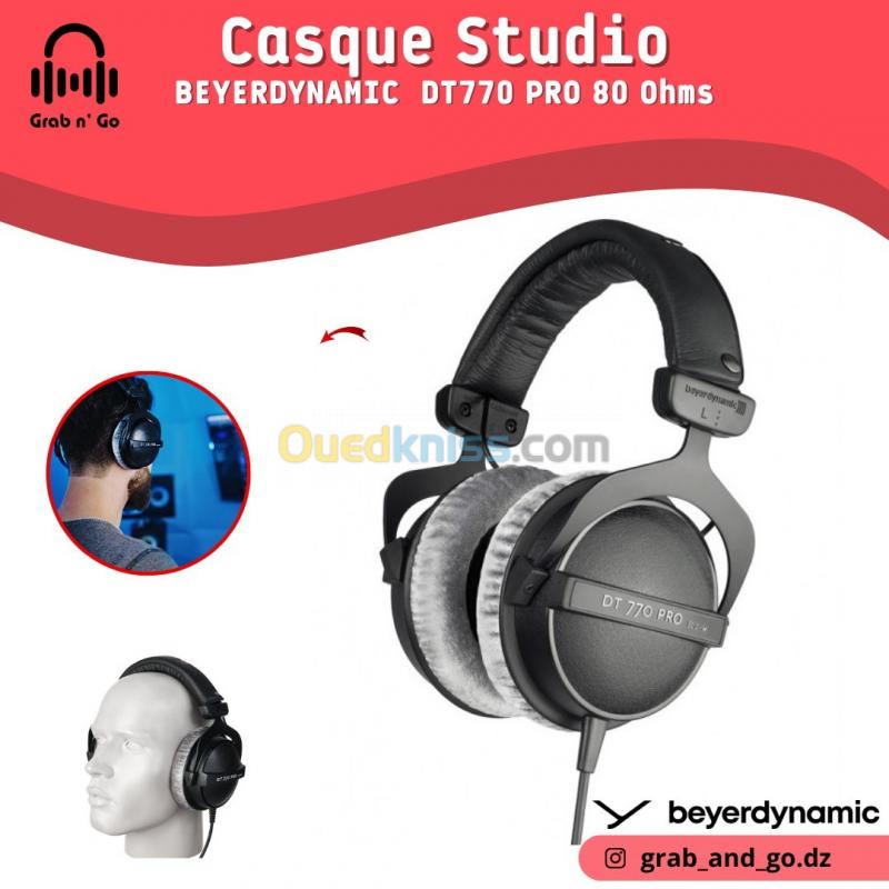  Casque Studio beyerdynamic DT-770 Pro 80 Ohm
