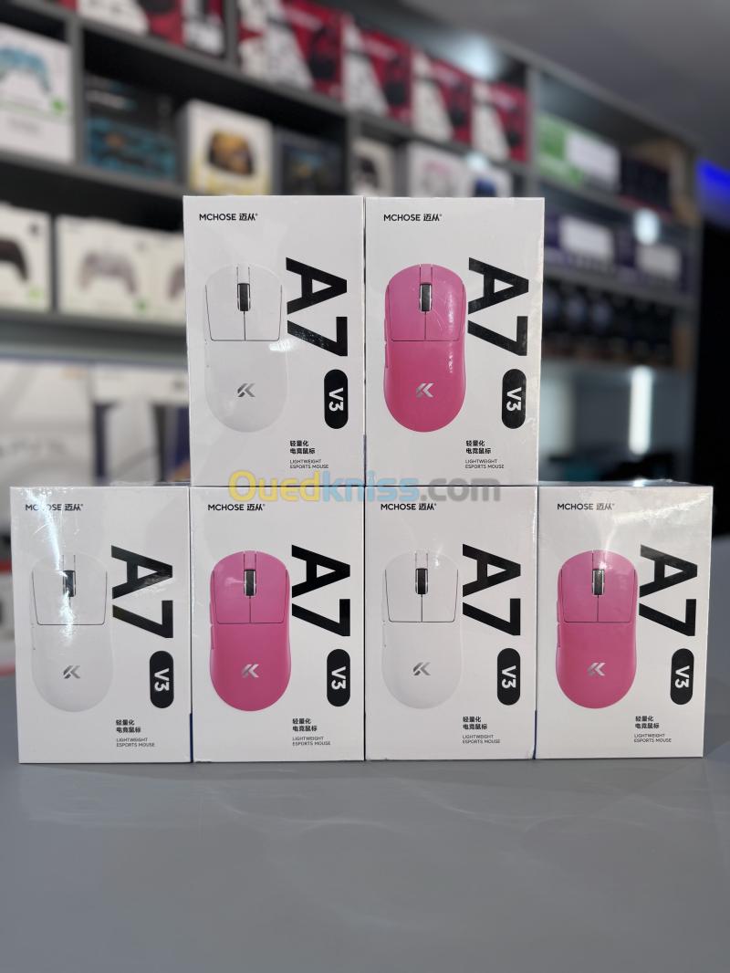 MCHOSE A7 V3 Pro - Wireless Gaming Mouse, PAW3950 TI, 8K Hz, Optical Switches 2