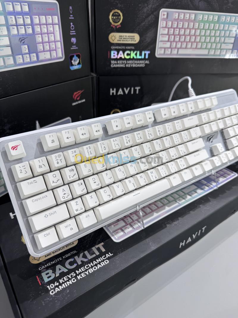 HAVIT KB870L - Mechanical Gaming Keyboard - OUTEMU Blue Switches 3