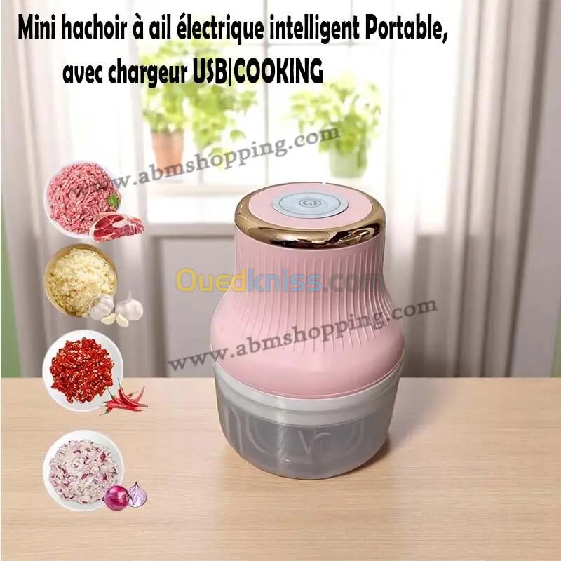 Mini hachoir à ail électrique intelligent Portable, avec chargeur USB|COOKING