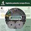 iRobot Roomba Plus 405 Combo Robot + AutoWash - Lavage et séchage des lingettes - Noir - G185040 2
