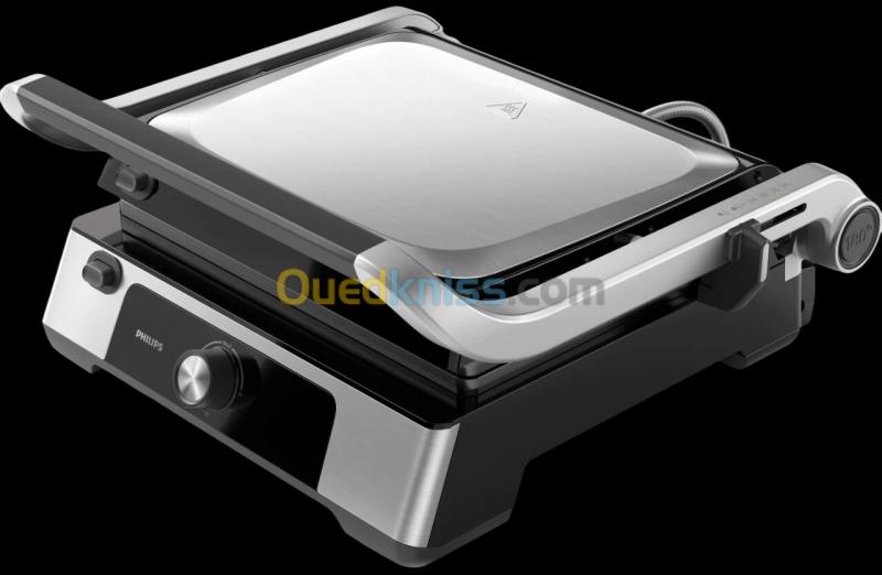 Panineuse et grill viande philips serie 5000 - HD6301/90  - 2200 - ouverture 180 -plaques amovible 6