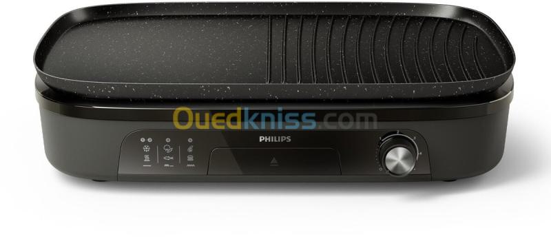 Grill de table Philips serie 3000 HD6210/90- 2400W-plaque 2en1-surface 1250cm2- (de90 a 210 degre) 5