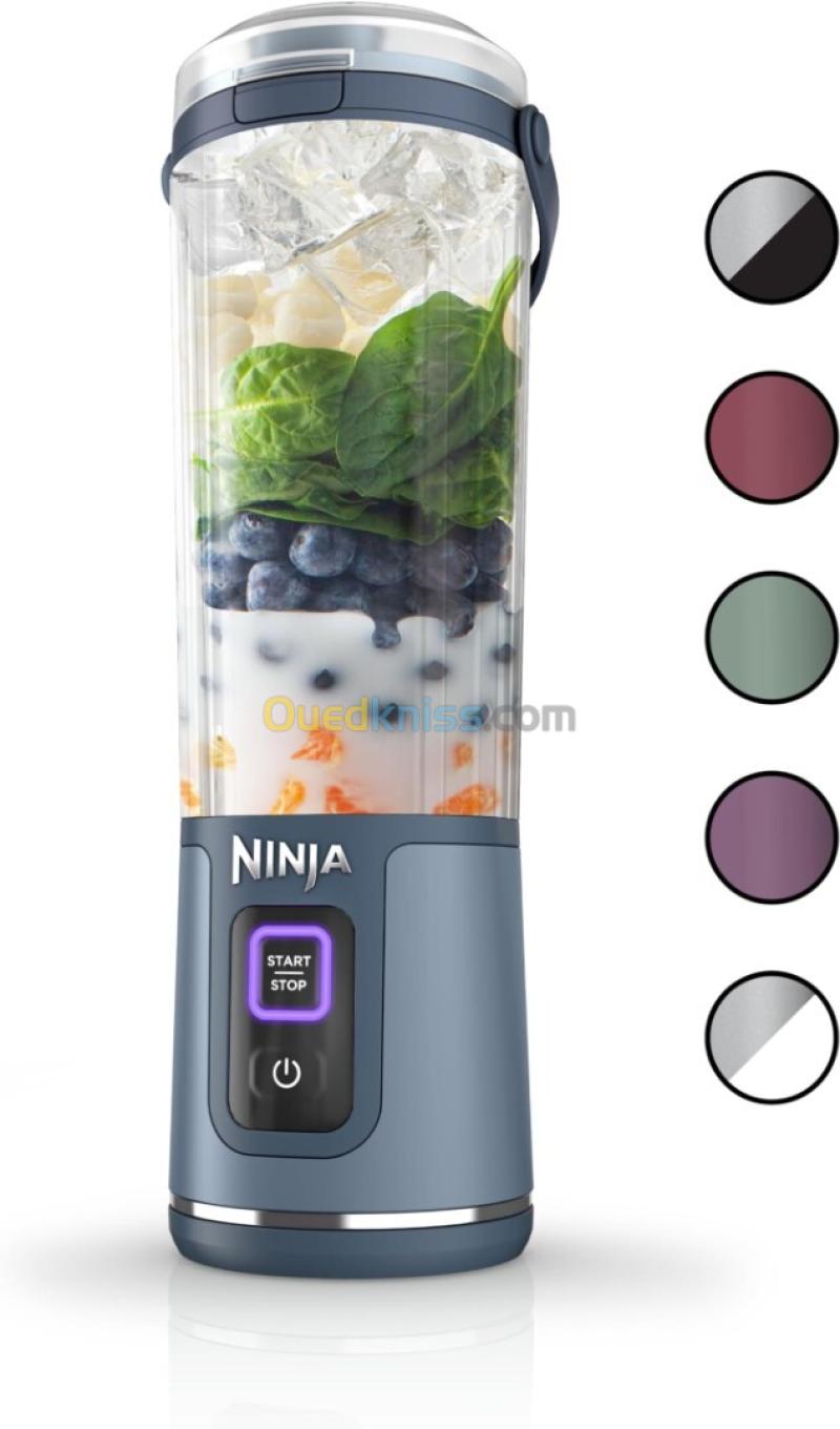 Ninja Blast Blender portable et rechargeable, 530 ml, sans fil , mixe fruits et glaçons, BC151EUBK 2