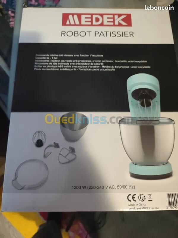 Medek Petrin , Robot Mixeur , 6 vitesses + fonction impulsion , 1200 W , meds96