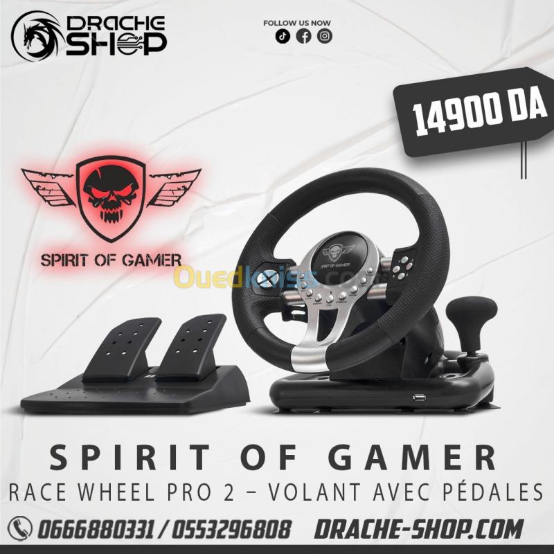 VOLANT DE COURSE : Spirit of Gamer Race Wheel Pro 2 pour