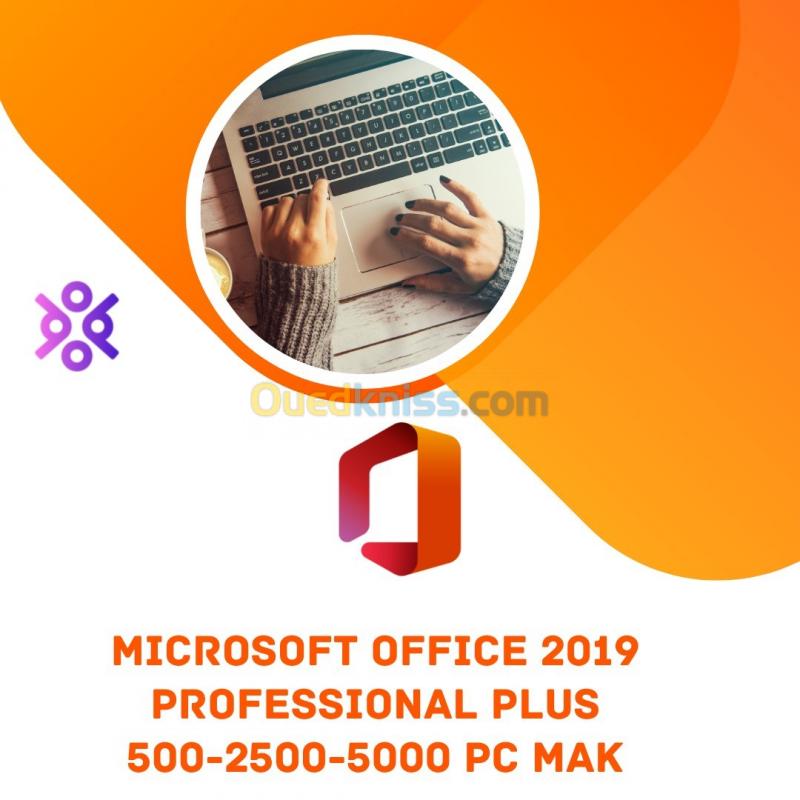  Office 2019 professionnel plus/500-2500-5000 PC MAK