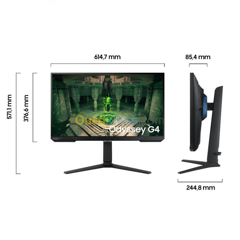  Monitor Samsung Odyssey Gaming Monitor G4 27 Pouce (240 Hz/ 1ms/ IPS panel/ FHD)