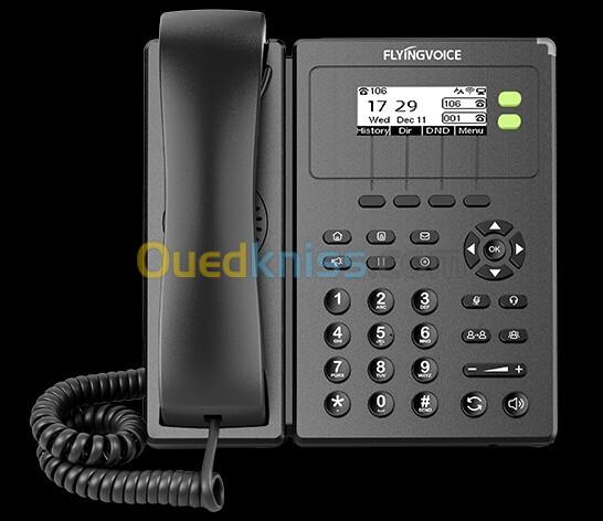 TELEPHONE IP PHONE ( Voip Ipbx ) FLYINGVOICE FIP10 WiFi 2.4 GHz - 2 Lignes SIP - 2*10/100M 4