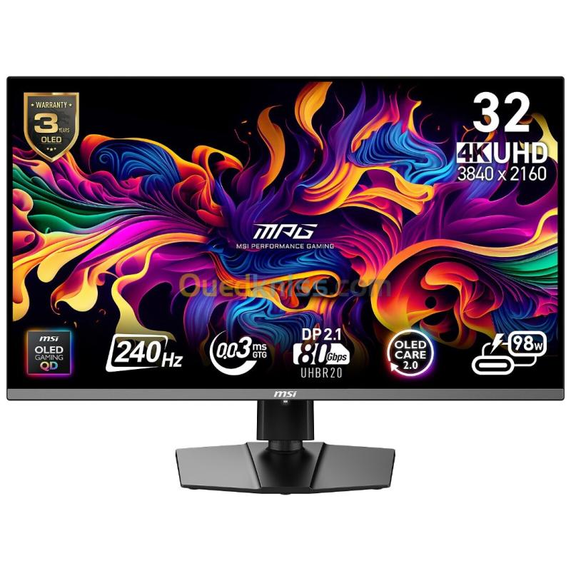 MSI 31.5" QD-OLED 4k 240hz