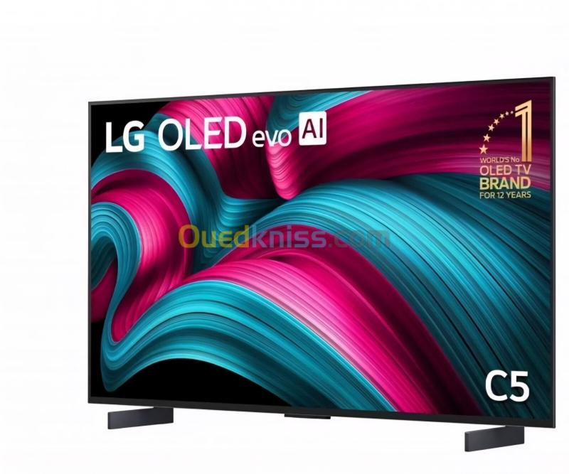 TV LG OLED EVO 42" C5 SMART 4K 144FPS HDMI 2.1 NEW 2025 EUROPÉEN 2