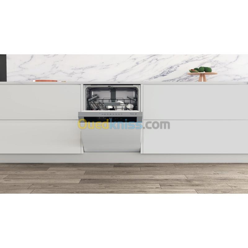 LAVE VAISSELLE WHIRLPOOL SEMI ENCASTRABLE 14 COUVERT 2 PANIER 6ÈME SENS  WBC3C34PX EUROPÉEN 4