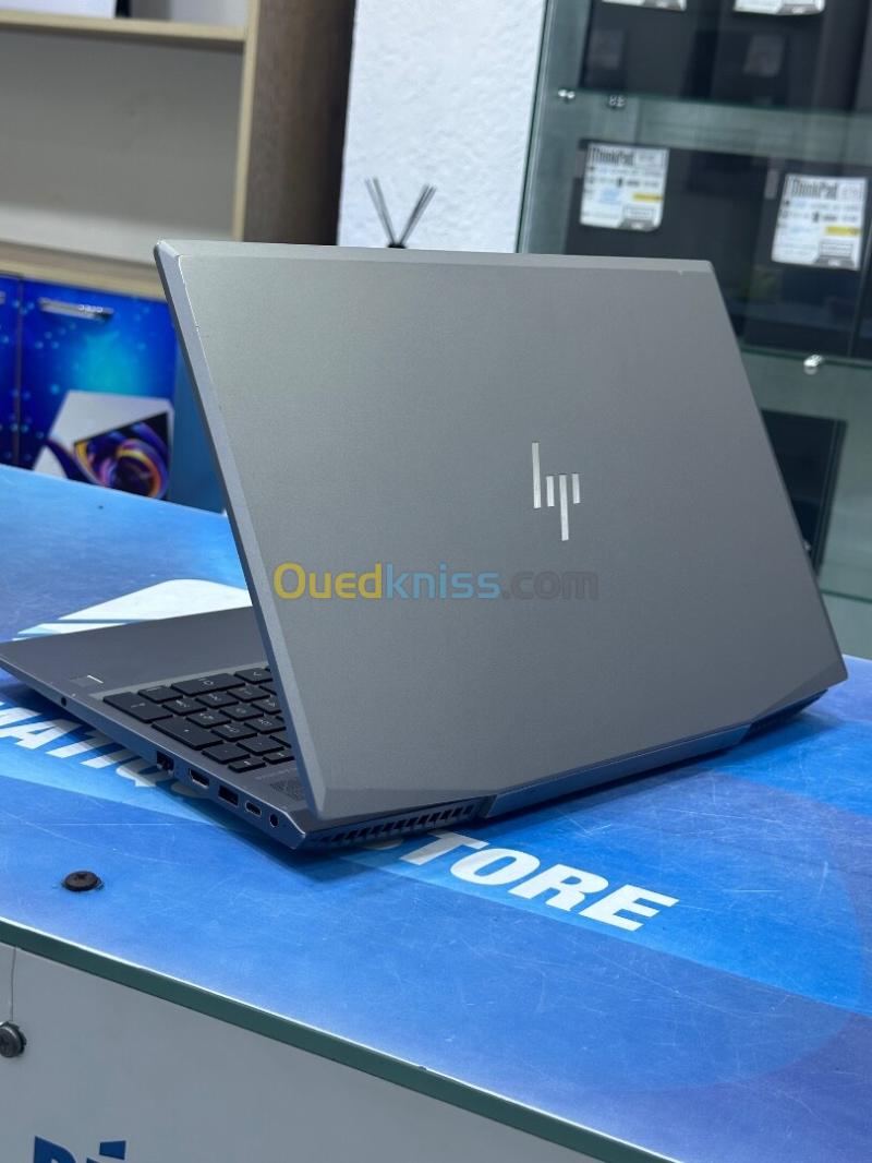 HP Z-BOOK 15v G5 CORE : INTEL I7 - 9750H DISC :  512 GB  (SSD)  RAM : 16 GB  NVIDIA QUADRO P600 4GB 2